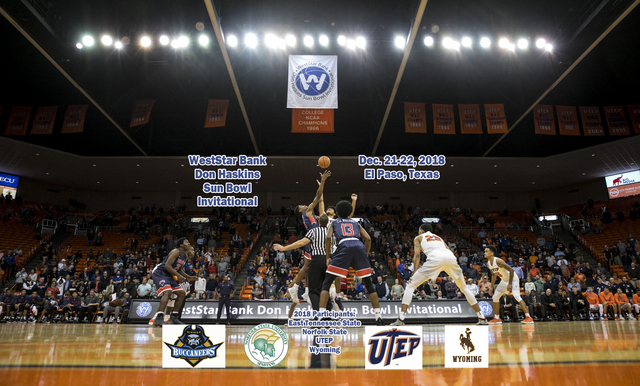 MATCH-UPS ANNOUNCED FOR 57TH ANNUAL WESTSTAR BANK DON HASKINS SUN BOWL INVITATIONAL